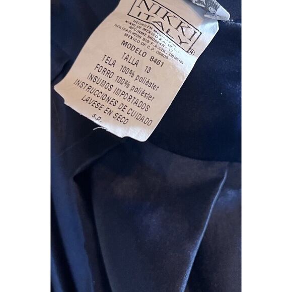 NIKKI ITALY Size 13 Maxi Skirt with Waist Tie Blue - Picture 10 of 10